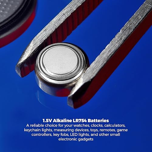 Miniatura 9 de MEDca Baterías AG5 LR754  Paquete de 30  1.5 V alcalinas 754 LR48 193 pilas de botón de batería para audífonos y amplificadores auditivos