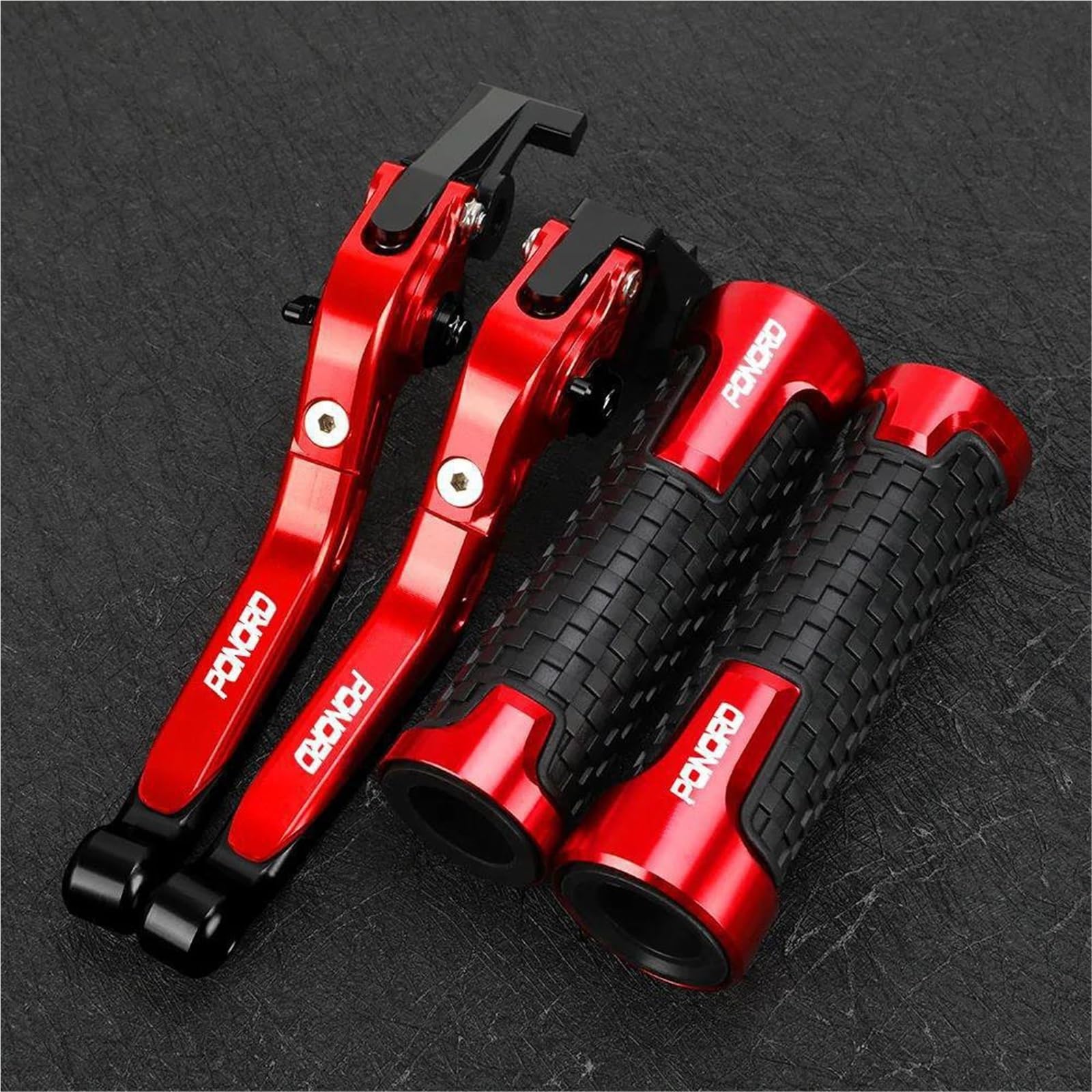 Tgvselpj Red 1 Motorcycle Part Motorcycle Accessories Adjustable Control Handles Pivot Brake Clutch Levers For Aprilia Caponord Etv1000 2002-2007(Red 1)