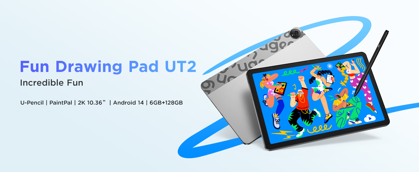Ugee UT2 Fun Drawing Pad Standalone with 10.36 inch 2K Display and