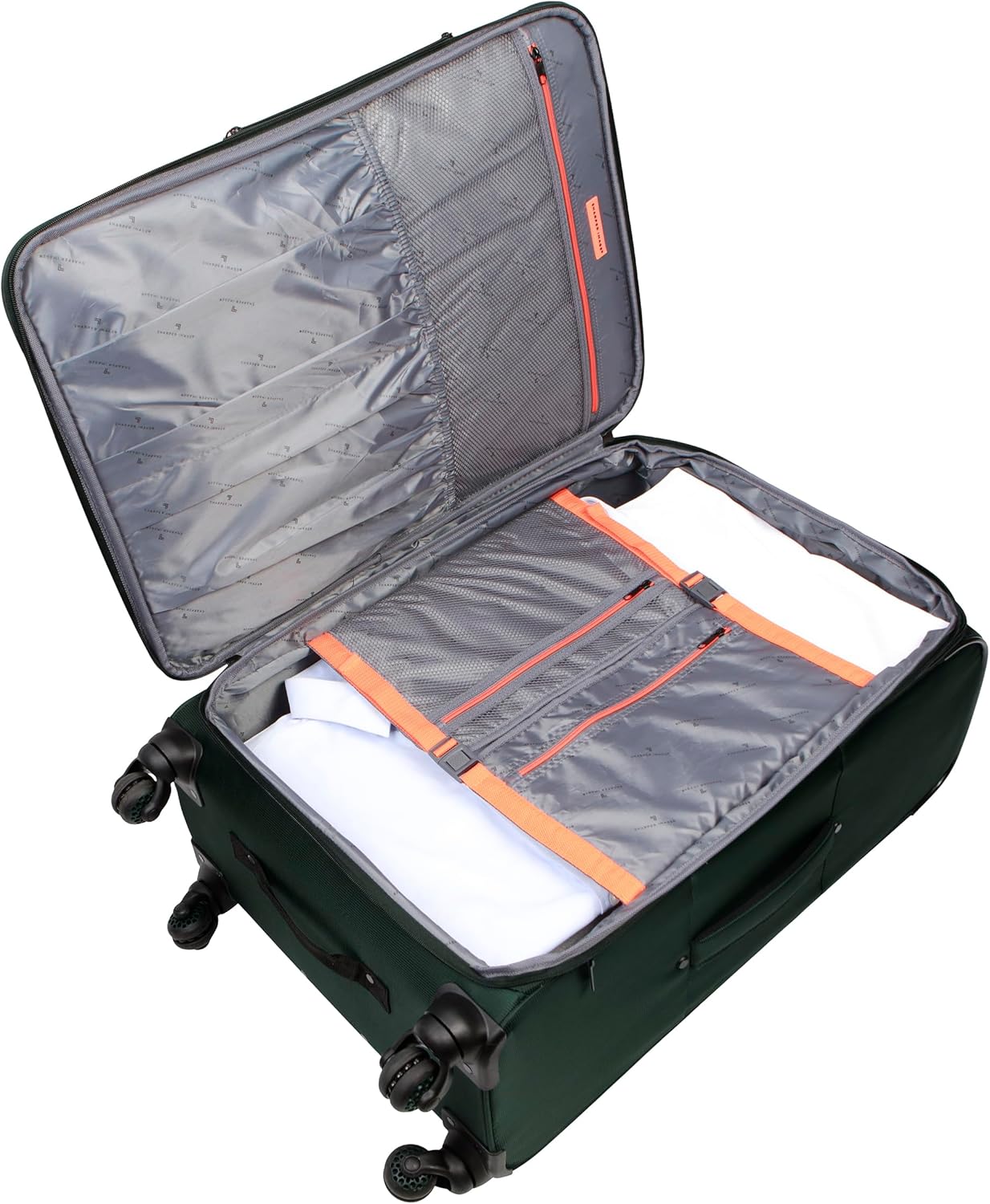 Sharper Image Odyssey 29" Expandable 8-Wheel Spinner Large Checked Luggage Suitcase, Scarab
