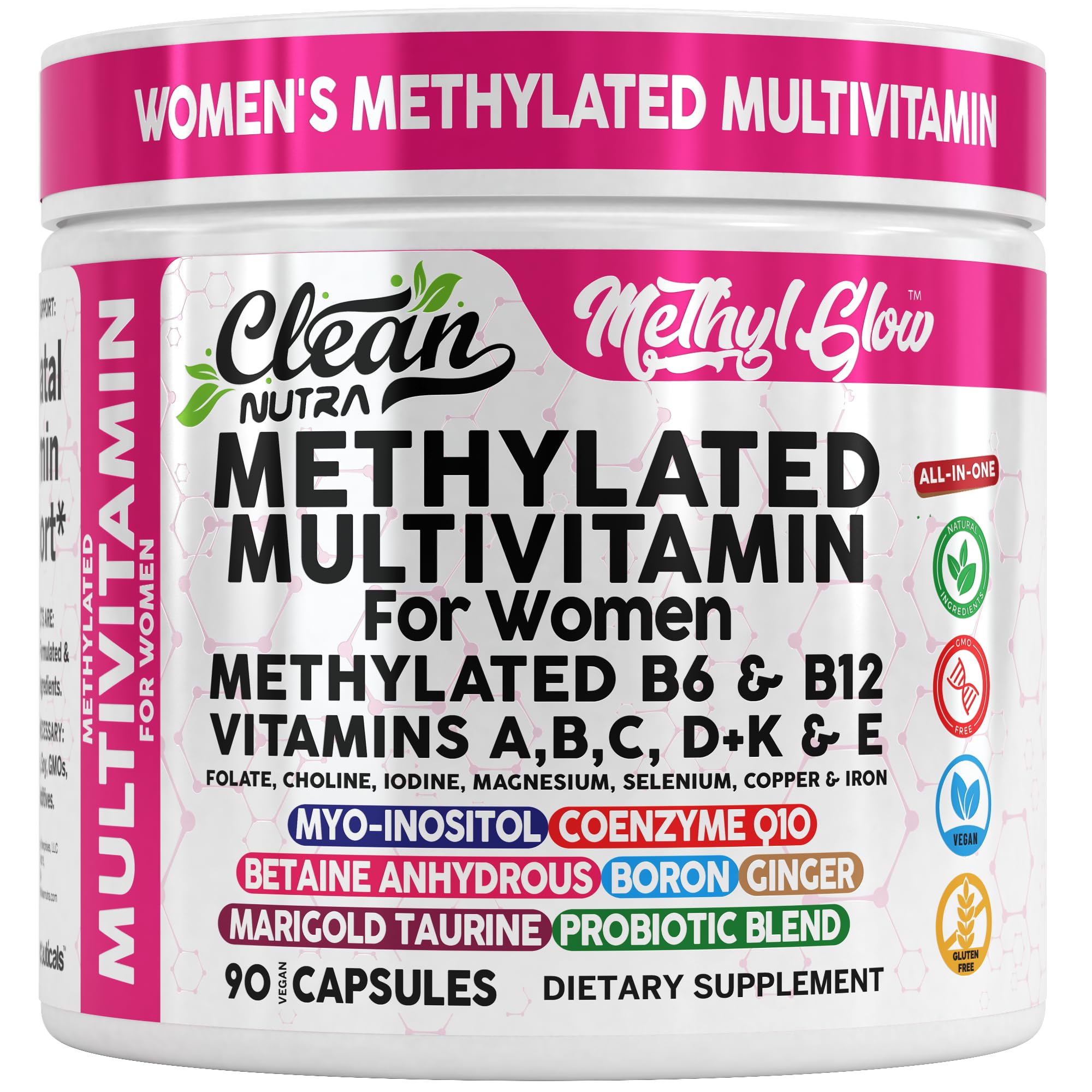 Clean Nutra Methylated Multivitamin for Women