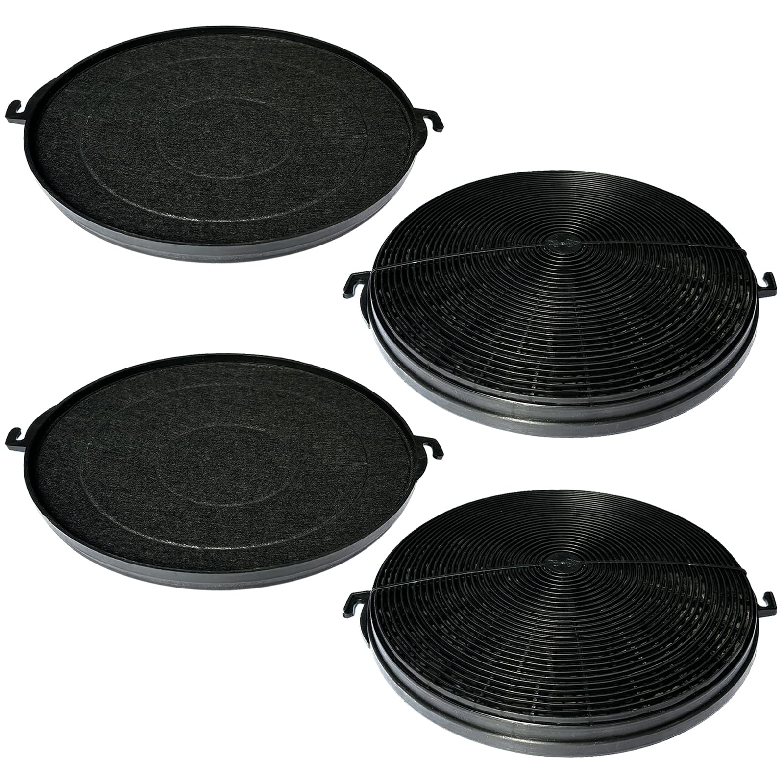 CF1-Kohlefilter, kompatibel mit Zline KBCRN-36, KBCRN-42, KBCRN-48, KECRN-36, KN4-48, KE2i-36 und KL2-30 Dunstabzugshaube, 4 Packungen