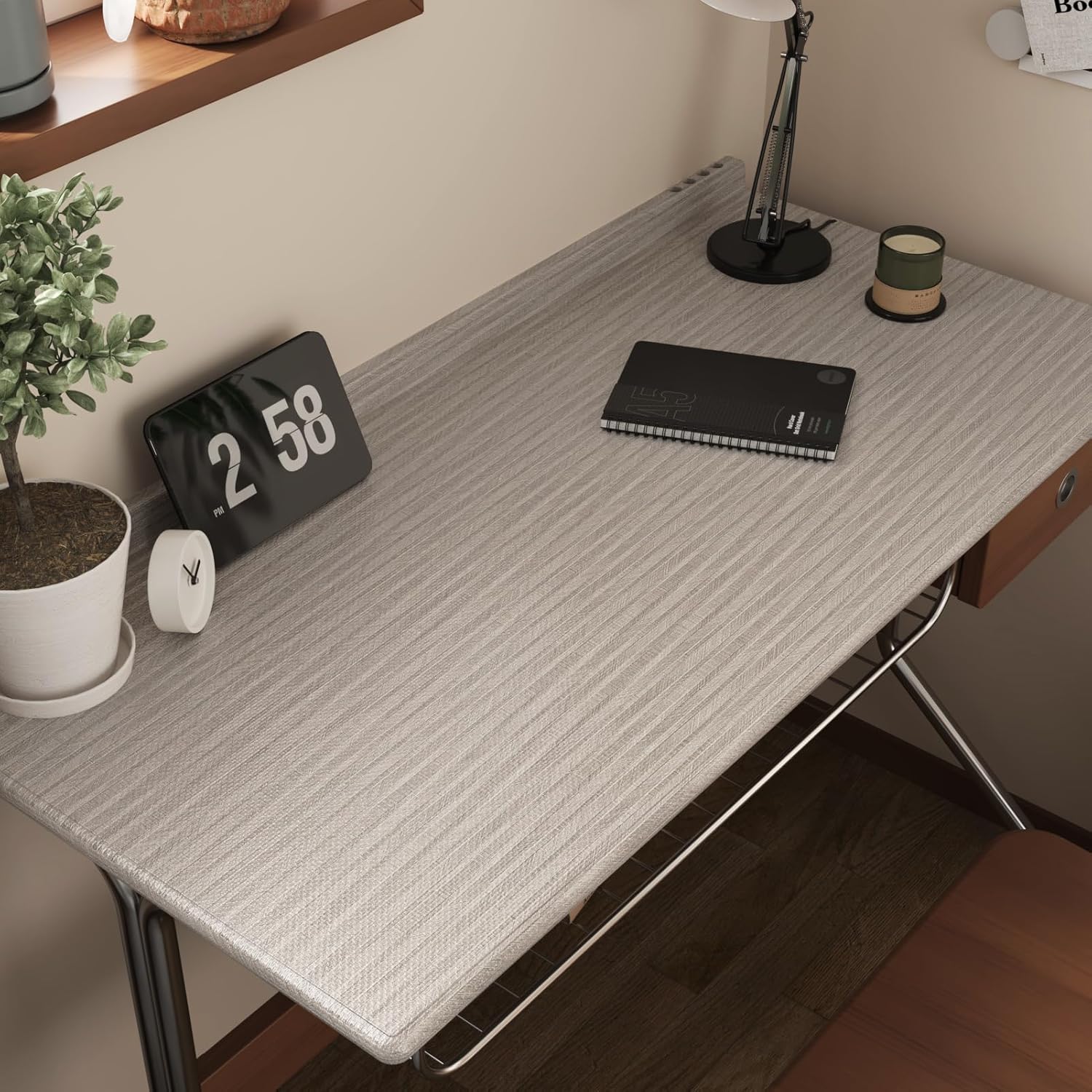 WESTICK Brown Grasscloth Wallpaper Textured Wall Paper Peel and Stick Modern Grasscloth Contact Paper for Walls Bedroom Living Room Accent Wallpaper for Cabinets and Drawers Vinyl Roll 15.75"x394"