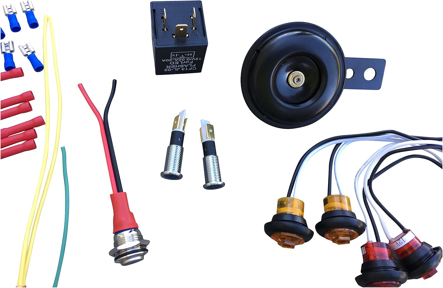 WD Electronics - DIY Street Legal Kit Turn Signal for UTV, ATV | Compatible with Polaris, Can Am, Yamaha, Kawasaki, Honda, BDX, Arctic Cat, and More