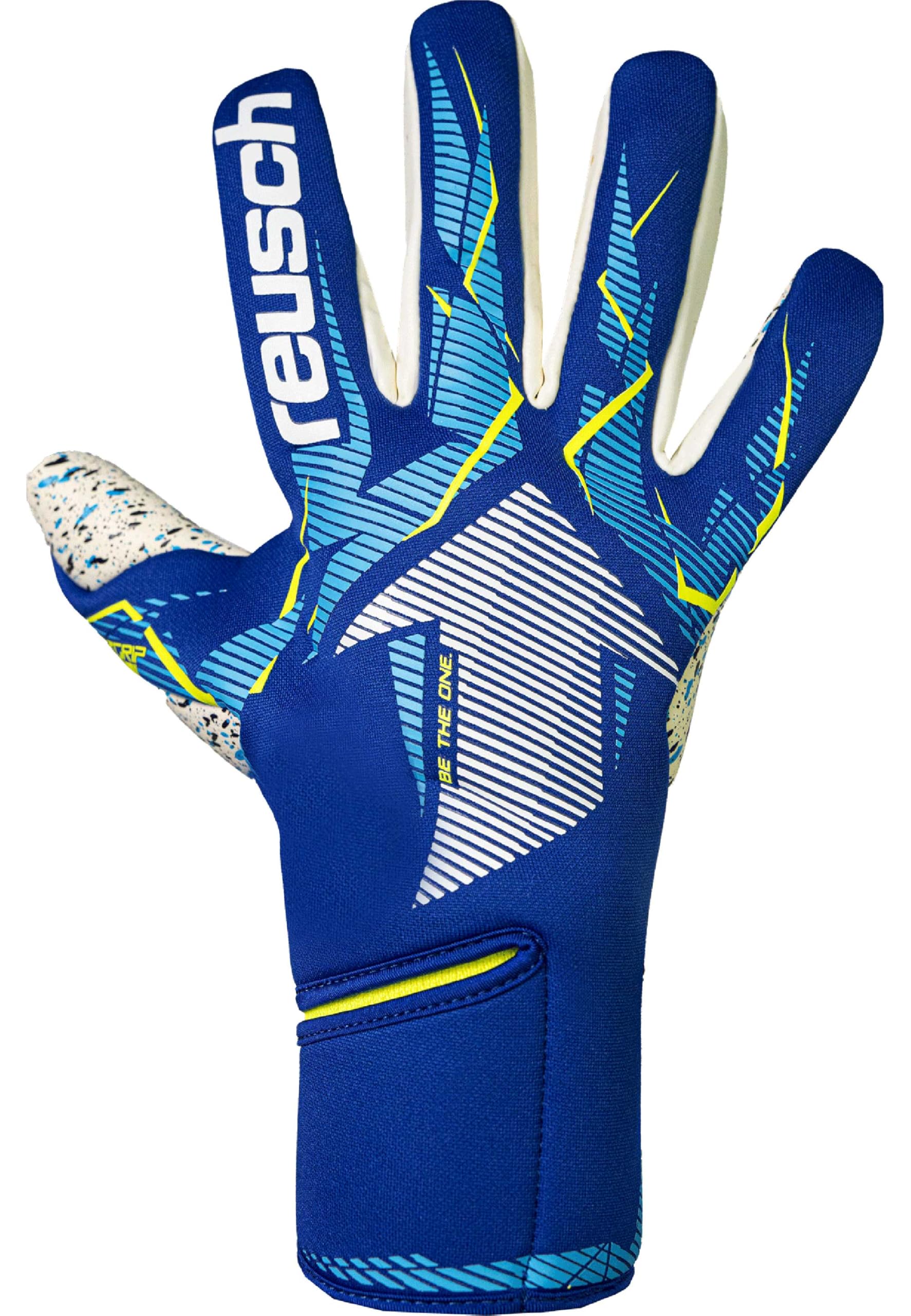 Reusch Guanti da portiere professionali da uomo, adulti, presa forte, schiuma adesiva professionale da 4 mm, vestibilità precisa e stabilità, per allenamento e gioco, erba artificiale e erba naturale