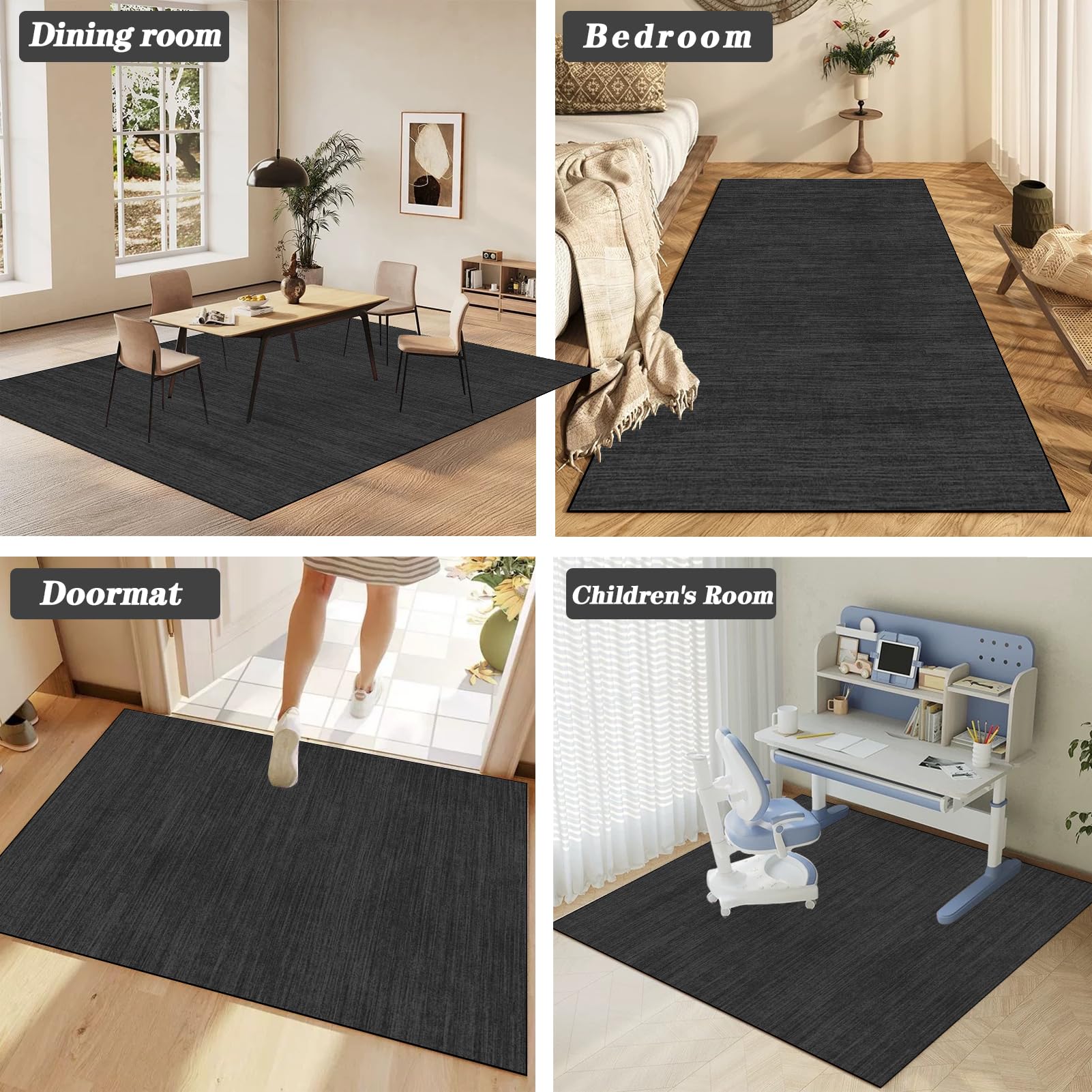 Tapis Gaming Sol pour Sols Durs, 160 x 200 cm Tapis Chaise de Bureau, Tapis de Protection de Sol pour Sols Durs, Tapis de Chaise Polyvalent pour la Maison, Chairmat Décorez Bureau Chambre