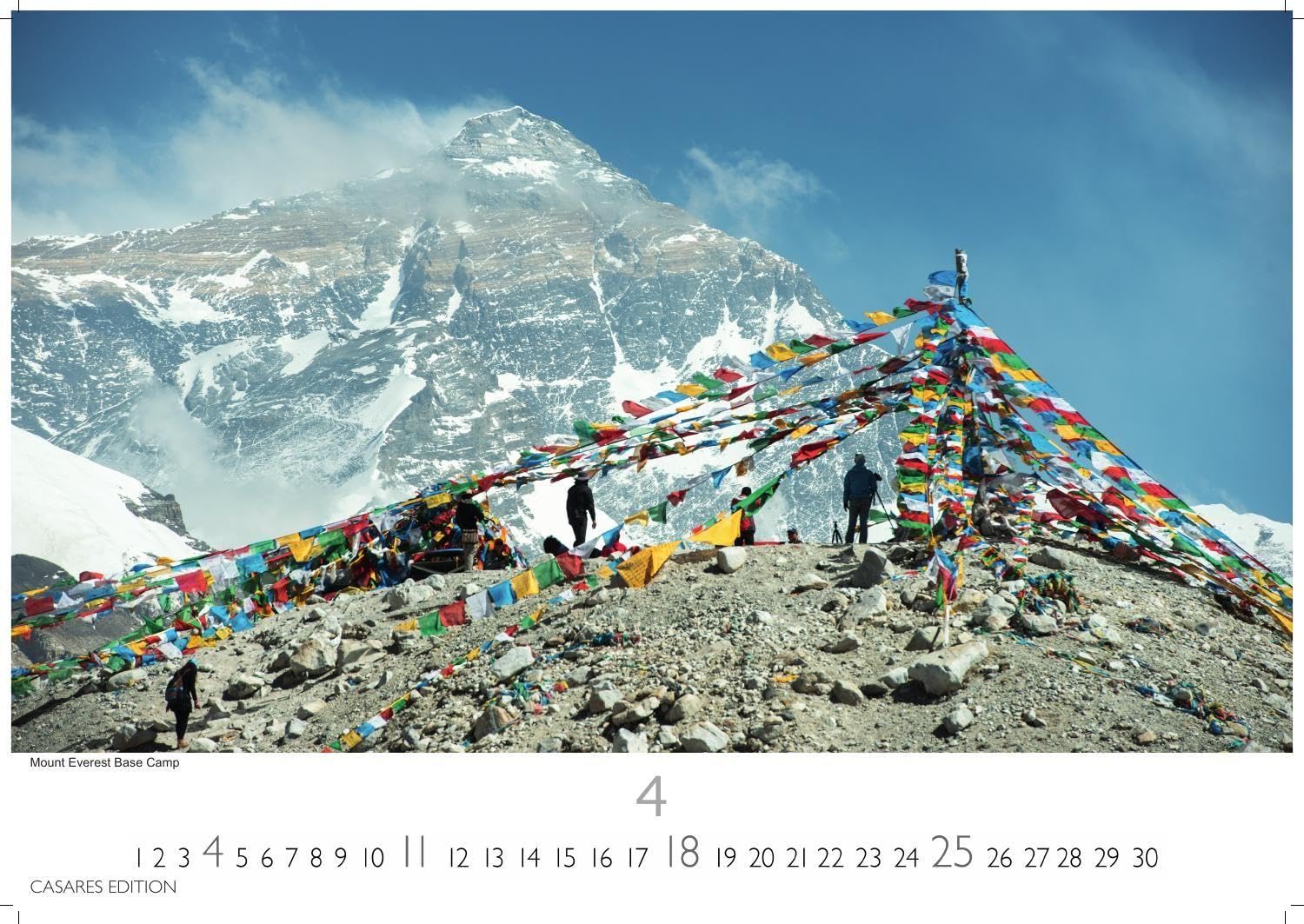 Nepal Kalender 2027 - Wandkalender | Fotokalender Asien 35x50cm Grosses Format - Atemberaubende Fotos der Himalaya-Gipfel, Tempel und heiligen Stätten Nepals