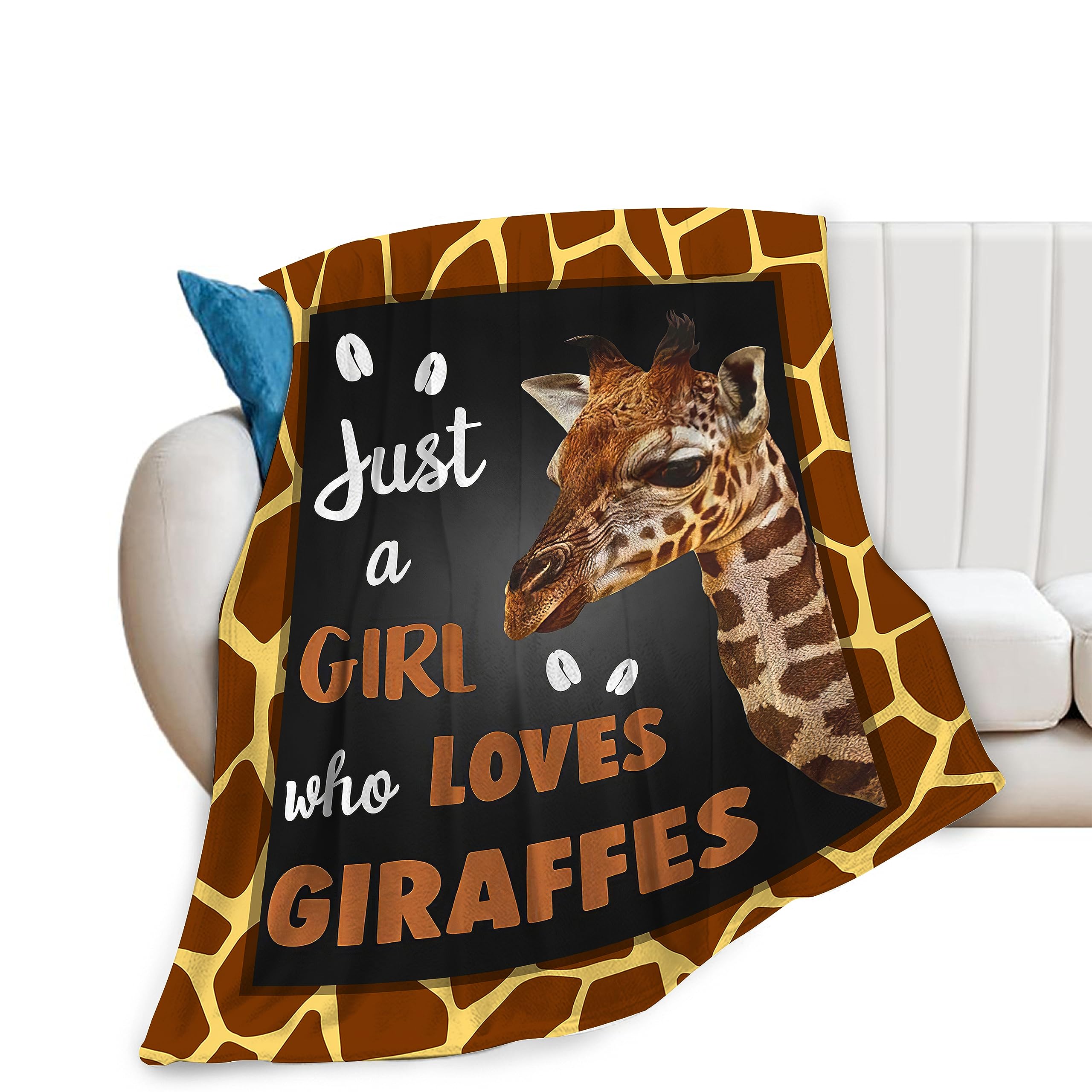 Golakra Girls Just Giraffes Alpaca Llama Throw Blanket Cozy Plush Just A Who Loves Flannel Fleece Ultra Soft Blankets Flower Floral Lightweight Fuzzy Party Blanket Gifts For Women Adult Bed Couch Sofa 50"X40"