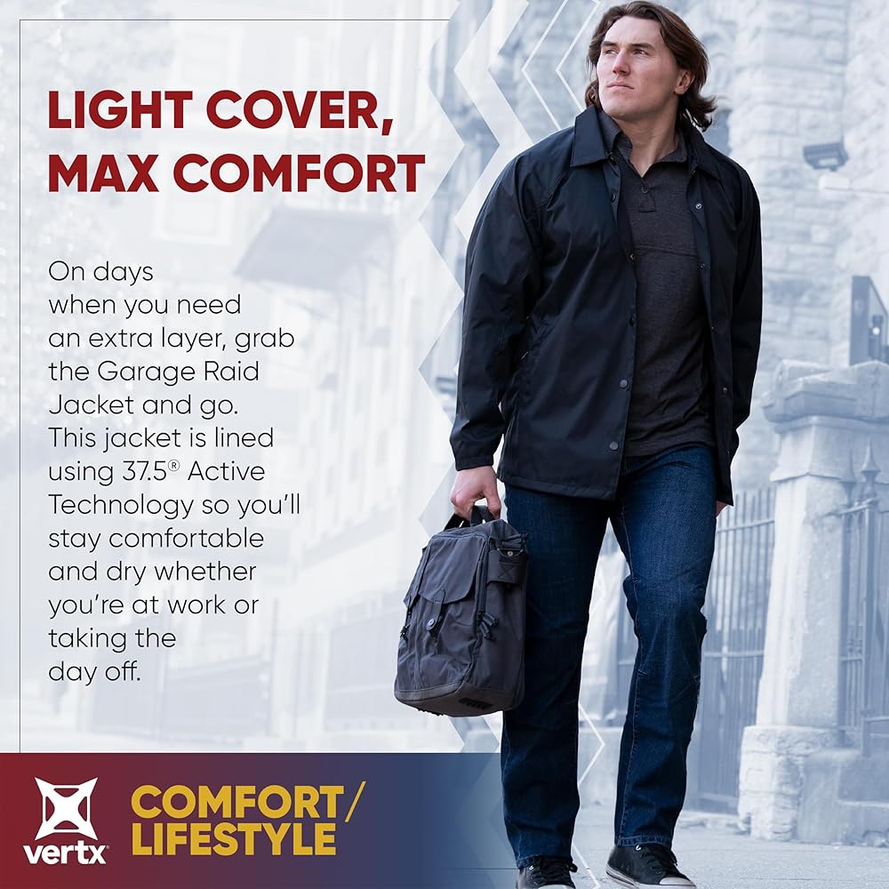 Amazon.com: Vertx Mens Tactical Garage Raid Jacket Wind and Water