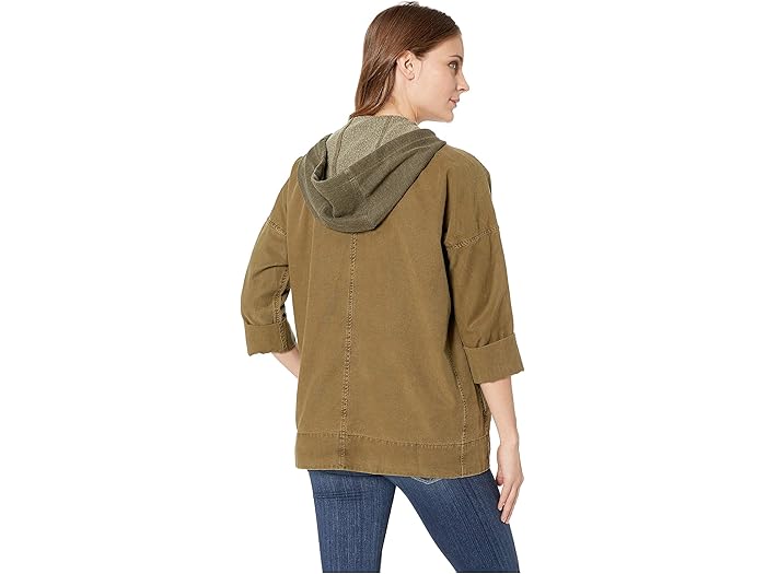 lucky brand hooded utility jacket