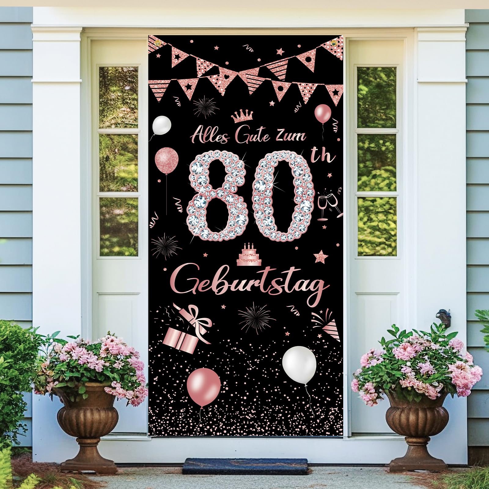 Geburtstag Banner Mann Frau 185 × 90 cm