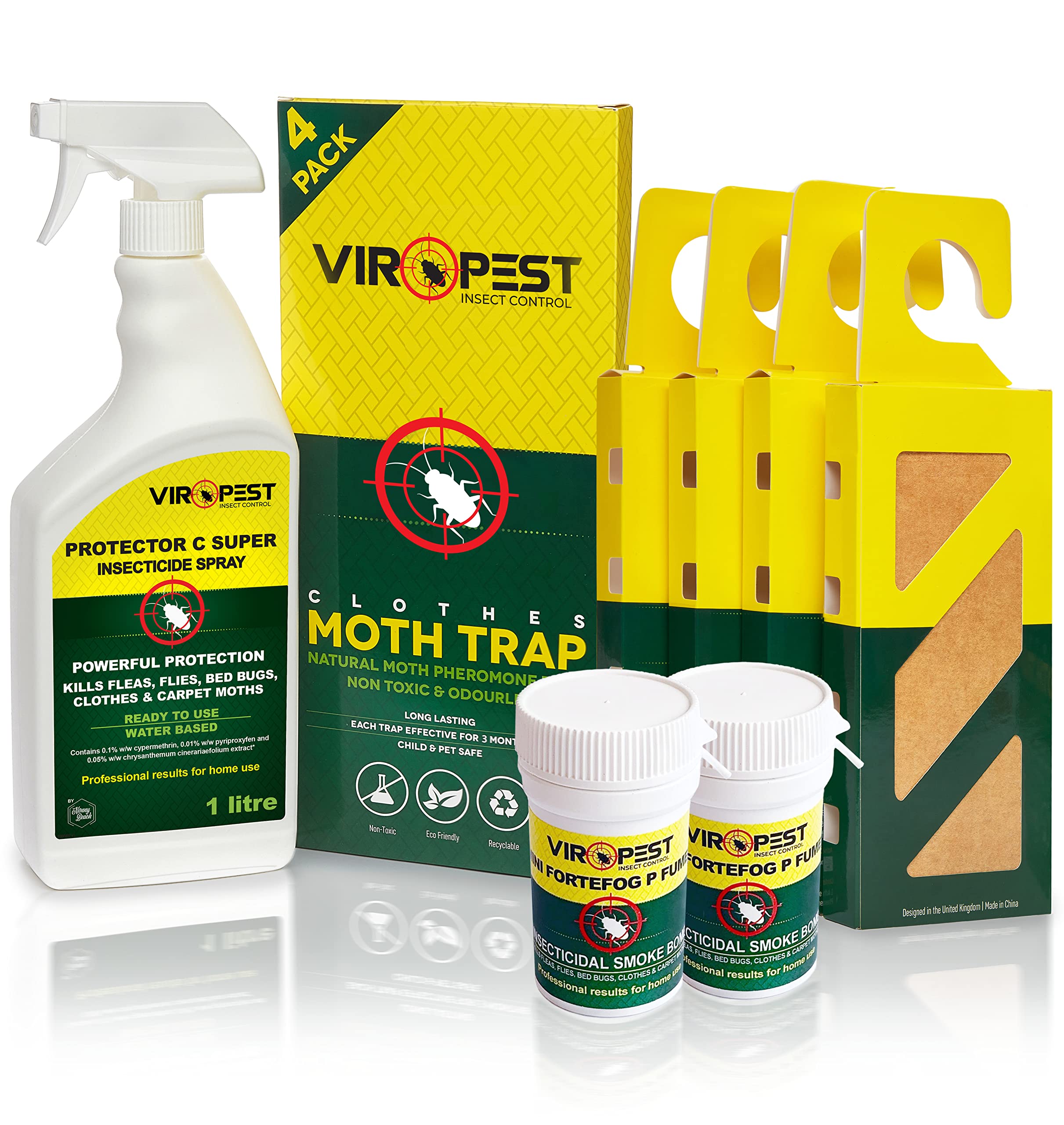 Buy ViroPest Complete Moth Killer Kit 1x Protector C Super Moth
