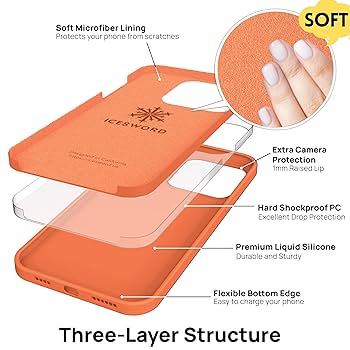 iPhone 14 Pro ケース 対応液体シリコン　オレンジ Amazon.co.jp: IceSword iPhone 14 Pro ケース オレンジ (2022