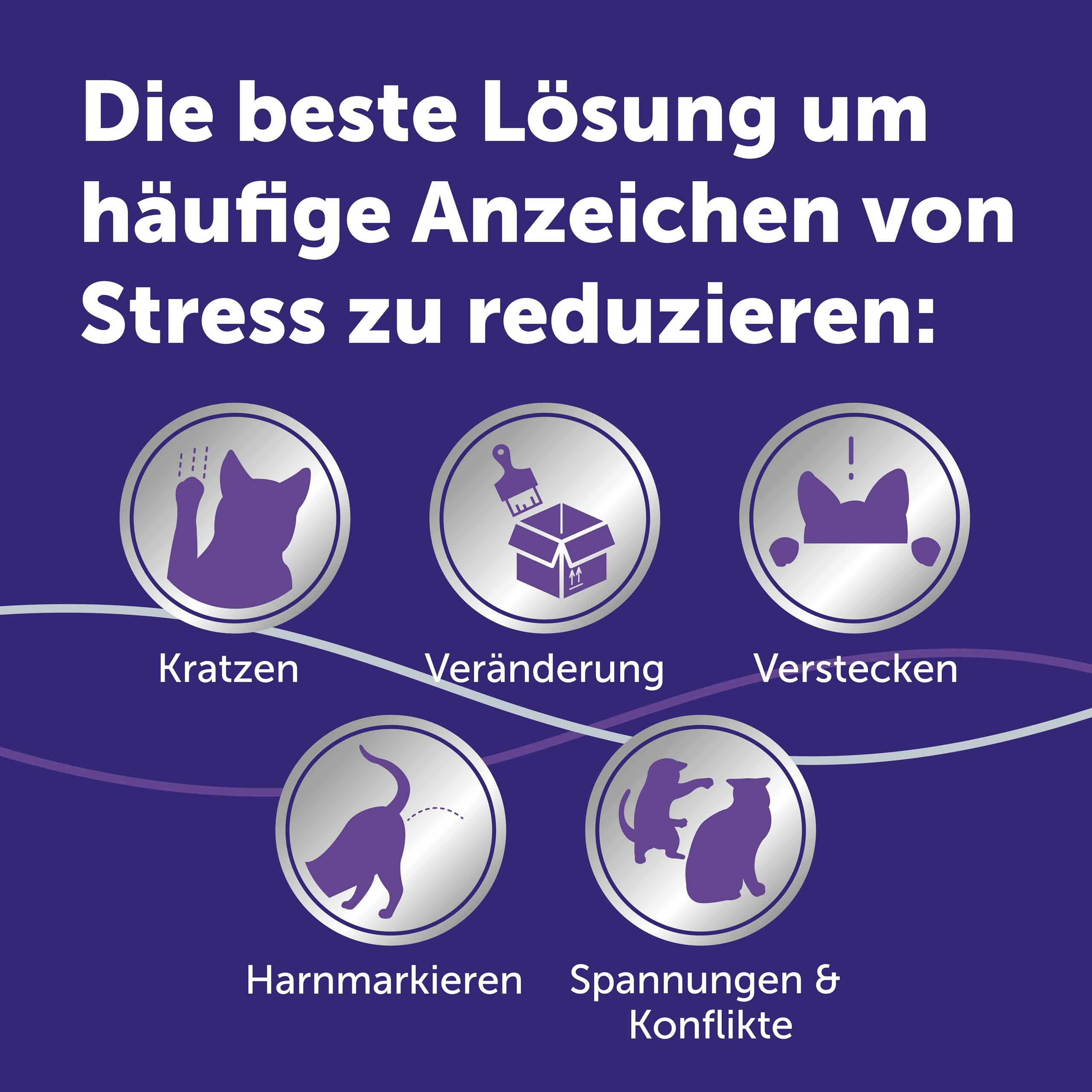 FELIWAY Optimum Start-Set | Pheromone für Katzen | Verdampfer für die Steckdose + 48ml Flakon | Diffuser gegen Stress, für mehr Harmonie | 30 Tage Wirkung | von Tierärzten empfohlen, klinisch getestet