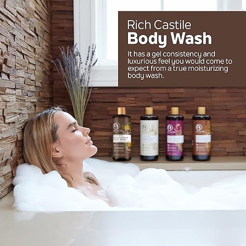 Miniatura 7 de DR.JACOBS NATURALS Jabón corporal de manteca de karité de Castilla totalmente natural con ingredientes a base de plantas, suave y eficaz, sin