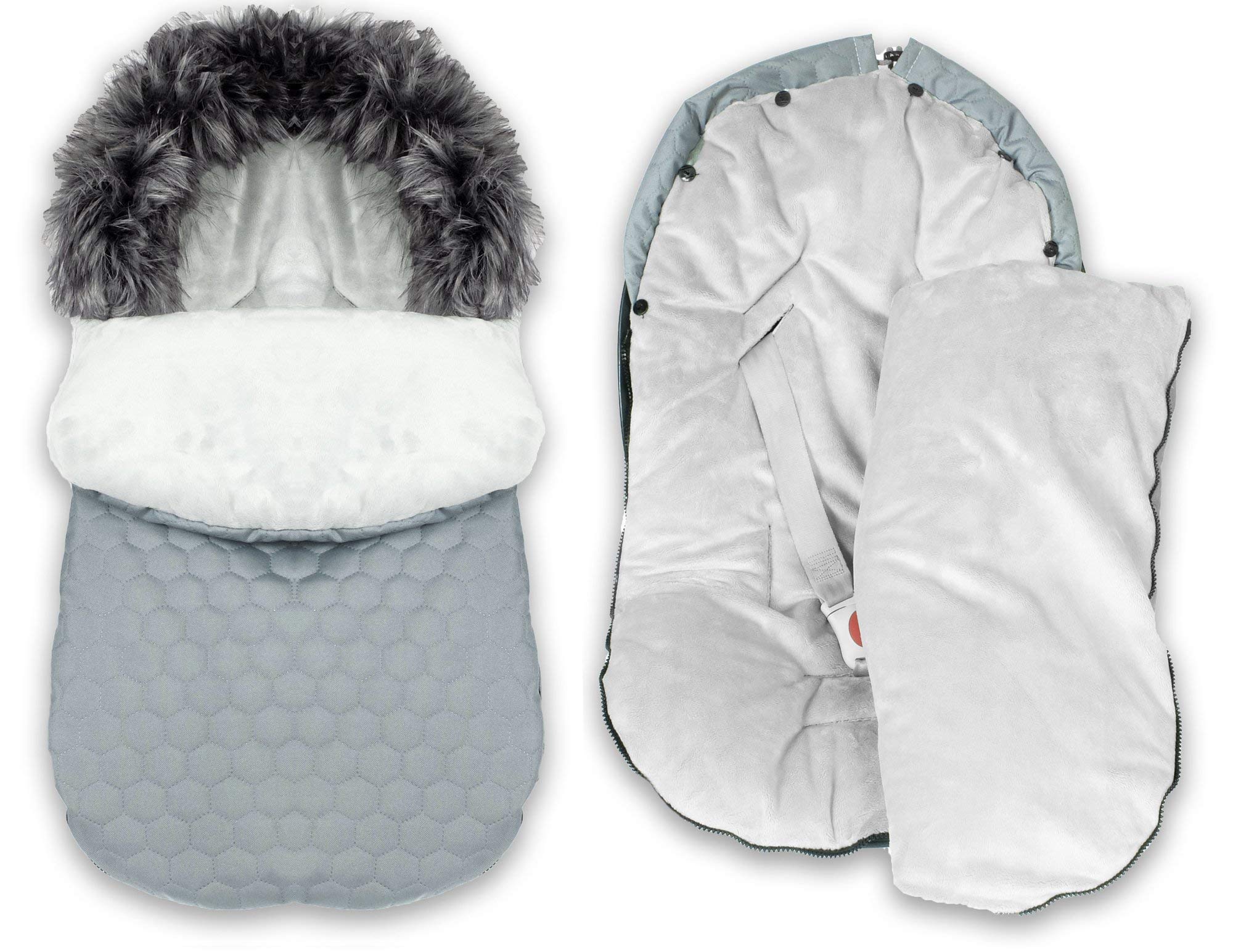 BlueKitty Fußsack, 0-13 kg, Winterfußsack, Kinderautositz, Kinderwagensack, Schlafsack, Wassht, Wasserabweerdicisend, Winter, Herbst, 85 cm