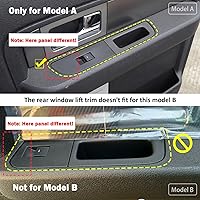 Vista 2 de JeCar Cubierta de panel de interruptor de elevación de ventana de fibra de carbono para Ford F150 Raptor 2009-2014 Accesorios interiores