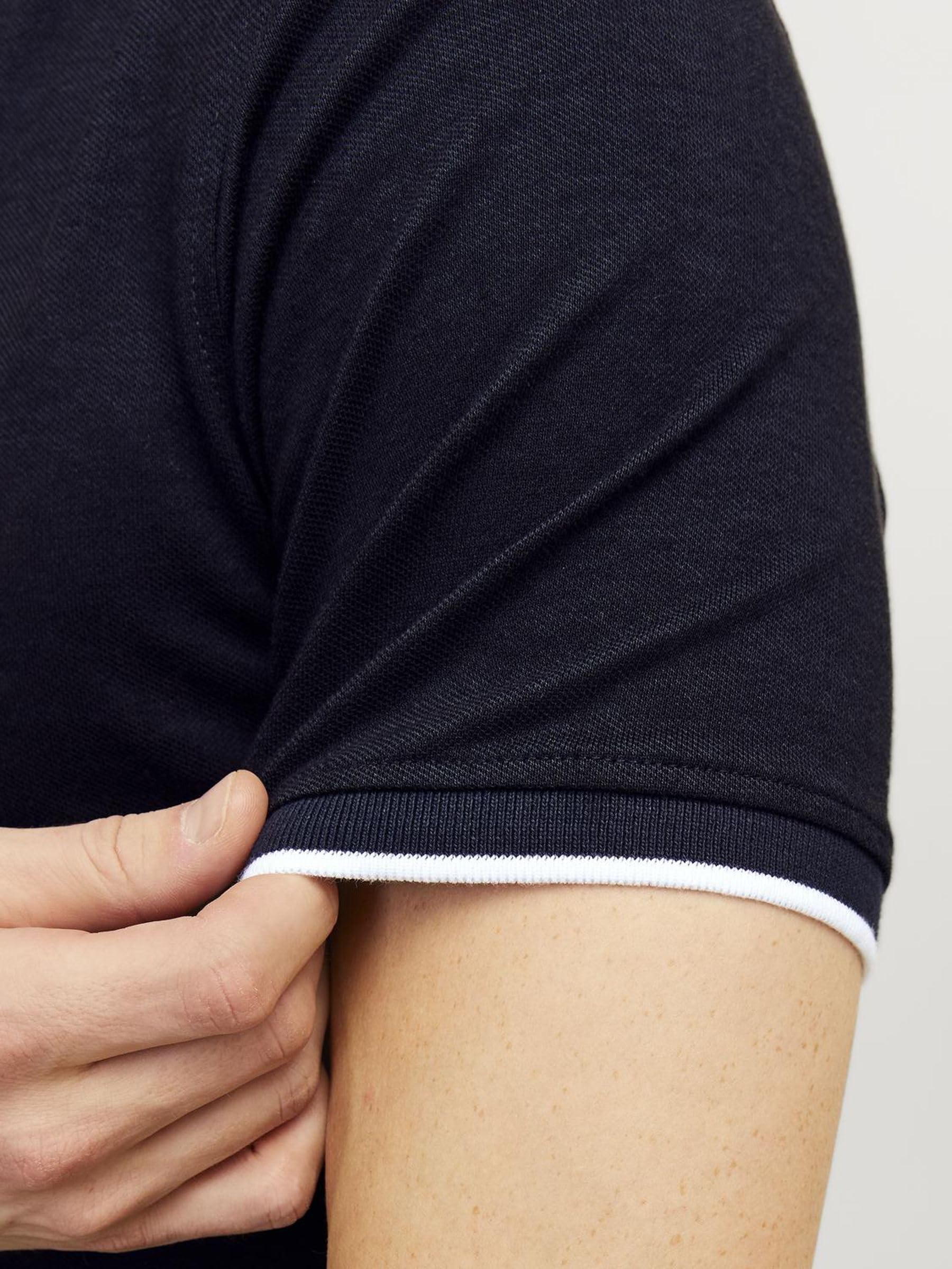 JACK & JONES Polo Plain Shirt Collar Polo