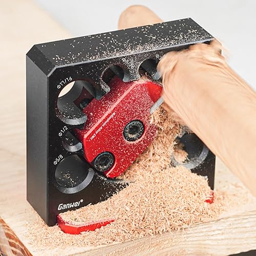 Miniatura 7 de Insertos De Carburo De Alta Velocidad Pulgadas 8 Agujero Ajustable Dowel Maker,Taladro Eléctrico Varillas De Madera Cortador De Varillas Redonda