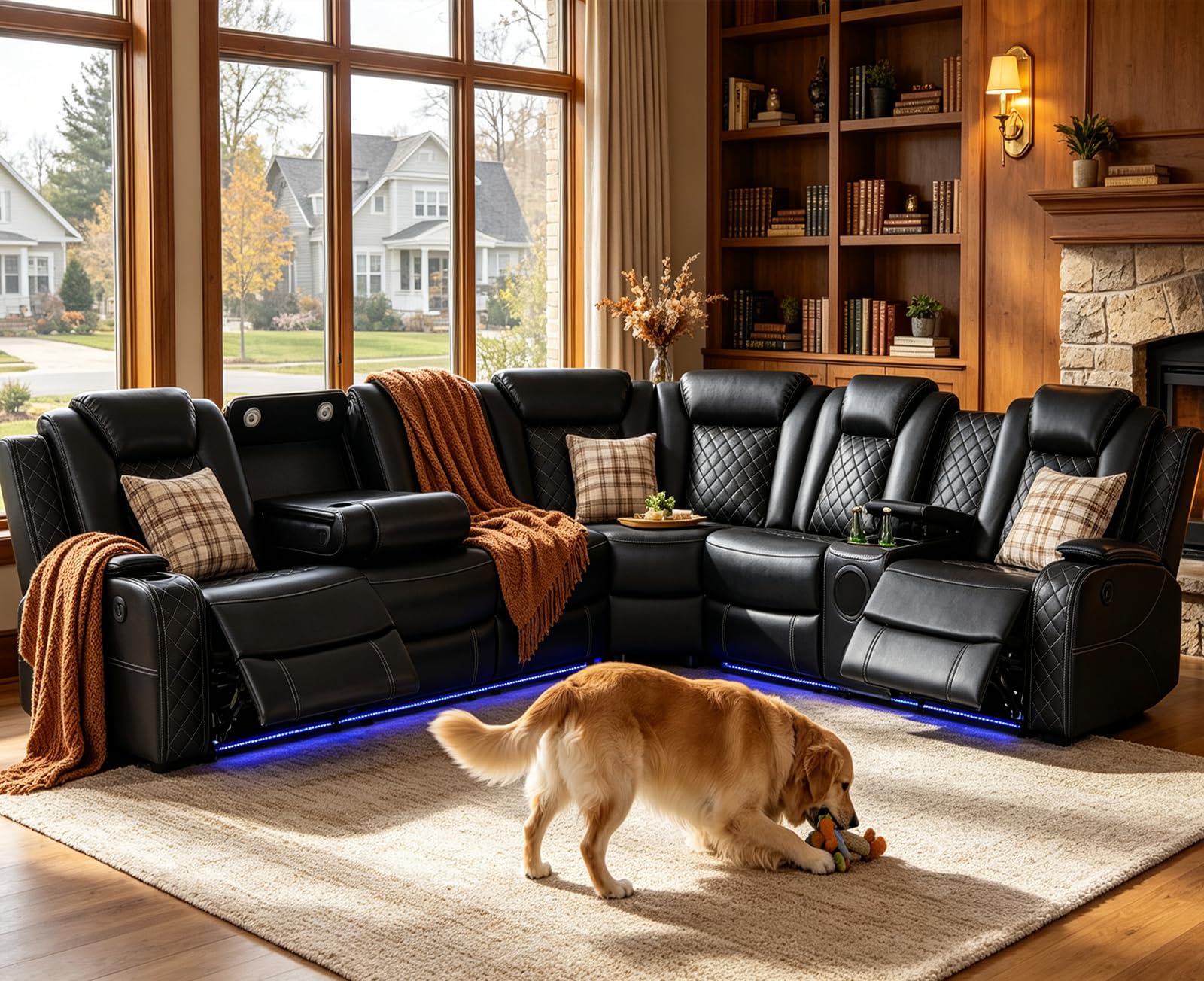 Blk‑gloss / Sectional