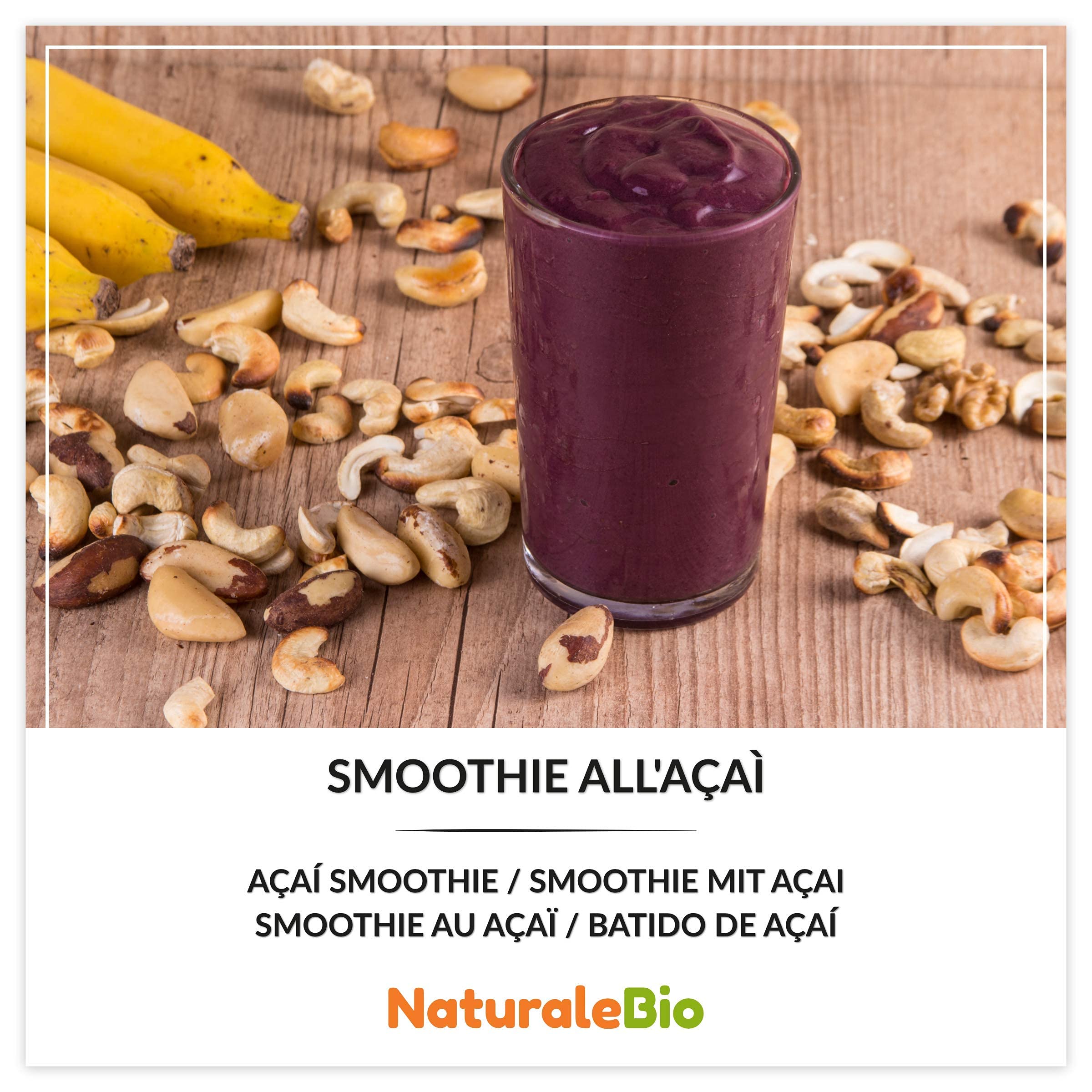 Organic Acai Berries Powder FreezeDried 50g. Brazilian Acai