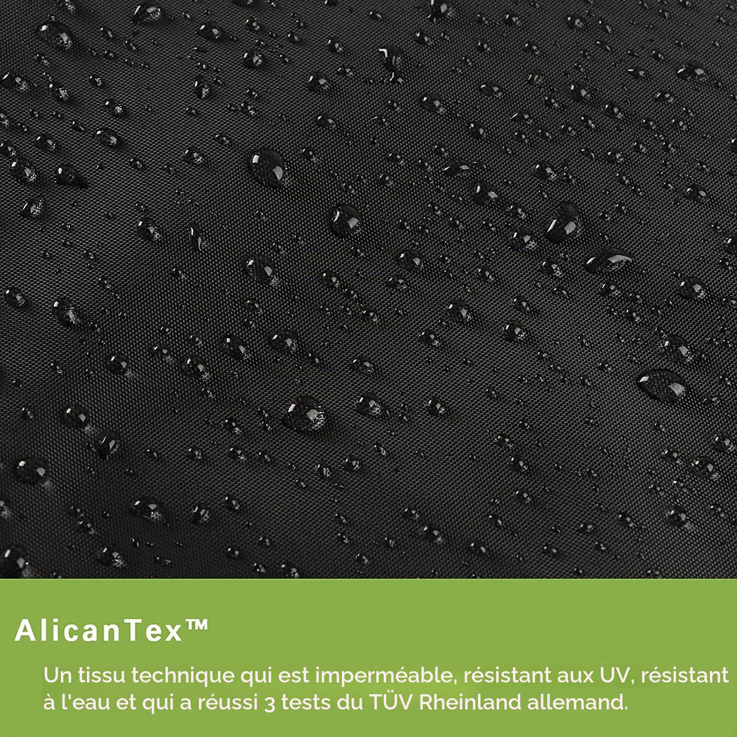 Awnic Housse de Protection pour Séchoir de Jardins Couverture pour séchoir à Linge Rotatif pour Etendoir Linge Jardin Extérieur Allemagne Imperméable 420D Oxford 16X16X170cm