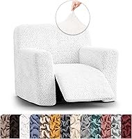 Vista 45 de PAULATO BY GA.I.CO. Funda para sillón reclinable, funda para silla reclinable, funda de tela de poliéster suave, protector de muebles elástico