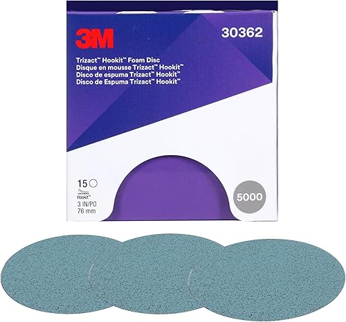 Miniatura 6 de Trizact 3M Trizact Hookit - Disco de espuma, 30562, 5 pulgadas, 5000