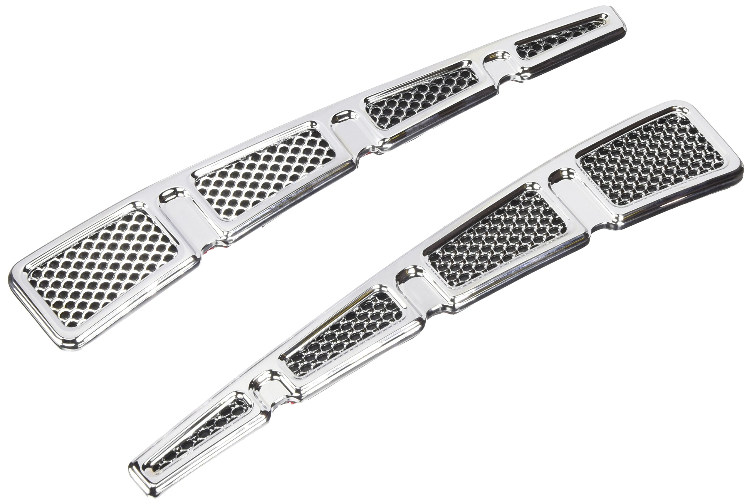 T-Rex 54006 Billet Chrome Plated Vertical Style Fender Vent