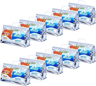 Superio Hot and Cold Insulated Bags for Food Delivery, Grocery Shopping Bags, Food Storage for Hot and Frozen Food for Travel, Disposable Cooler Bag, Reinforced Thermal Lunch Bag (10, 13"x5.5"x8.5")
