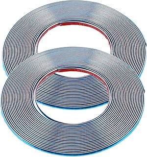 Totority 4 Peças Tira Decorativa Tira De Proteção Contra Arranhões Da Porta Do Carro Tira De Estilo Do Carro Decalque Delicado Janela Tiras Brilhantes Tira De Vedação De Borracha Guarda Da