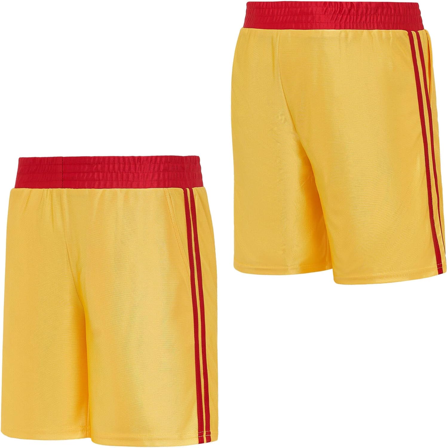 Average Joe's Adult Yellow Jersey and Shorts Set Halloween Costume Cosplay - Image 5