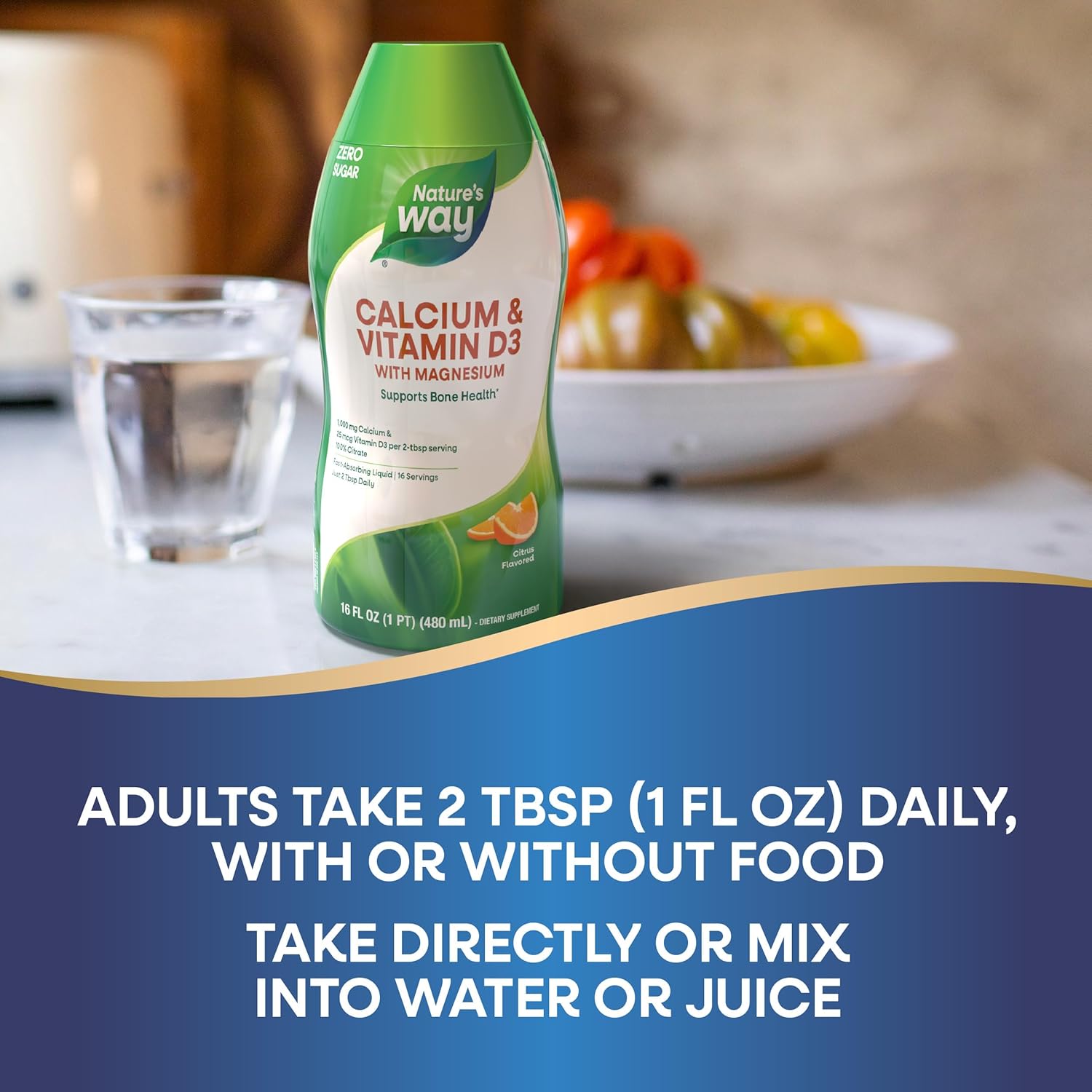 Best Liquid Calcium Supplement -⁣ Nature's Way Calcium & Vitamin D3 ‍Review