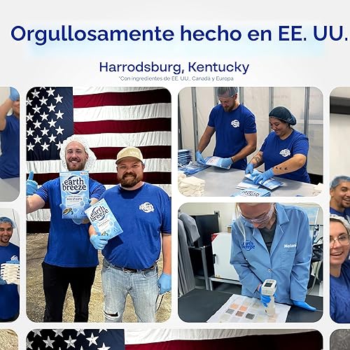 Miniatura 9 de Earth Breeze Hojas de detergente para ropa con aroma fresco, 60 cargas, jabón ecológico sin líquido, apto para viajes para ciclos fríos y calientes