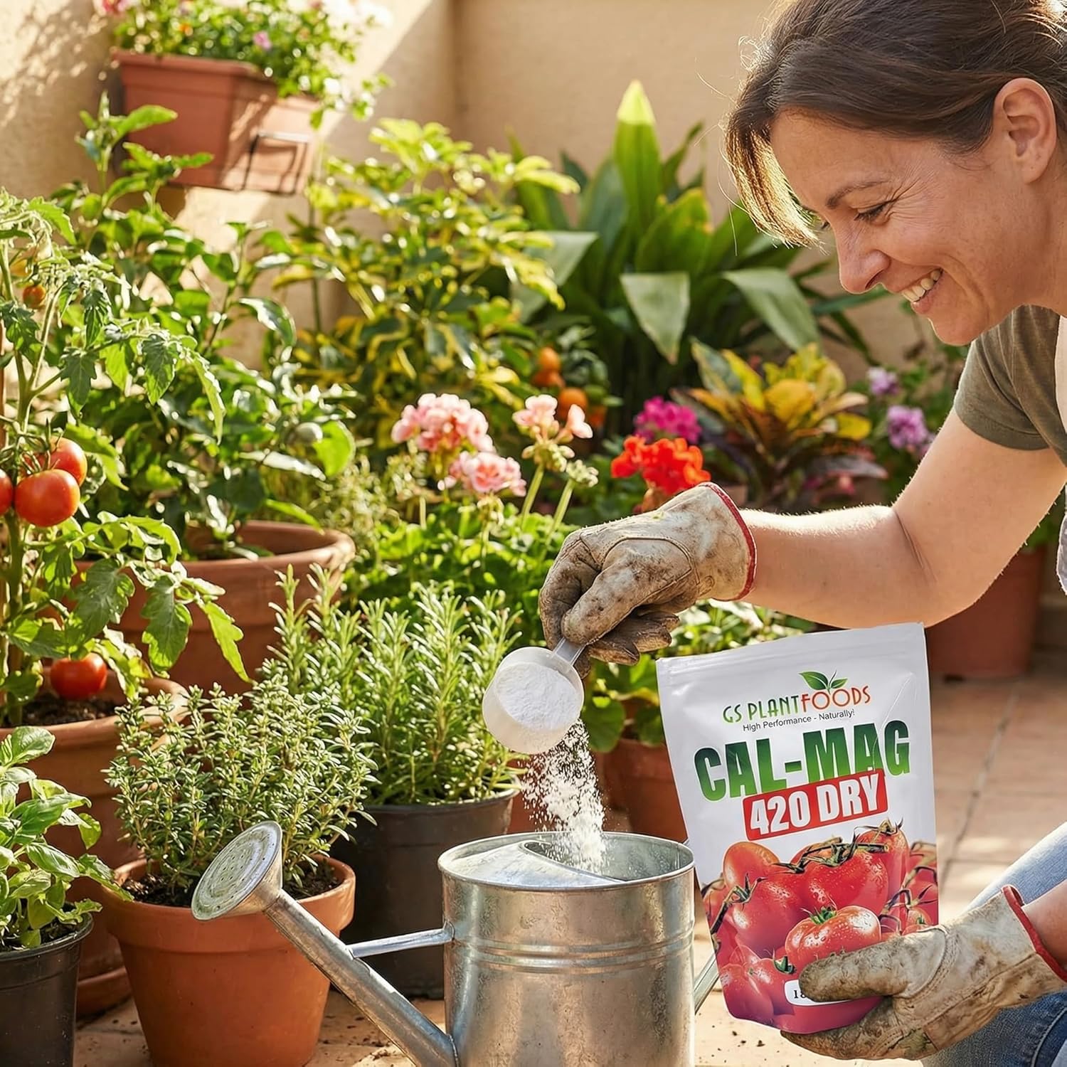 GS Plant Foods Cal-Mag 420 Dry Super Concentrate, Makes 420 Gallons of Nutrient Solution, 18 Ounces, Calcium/Magnesium Fertilizer
