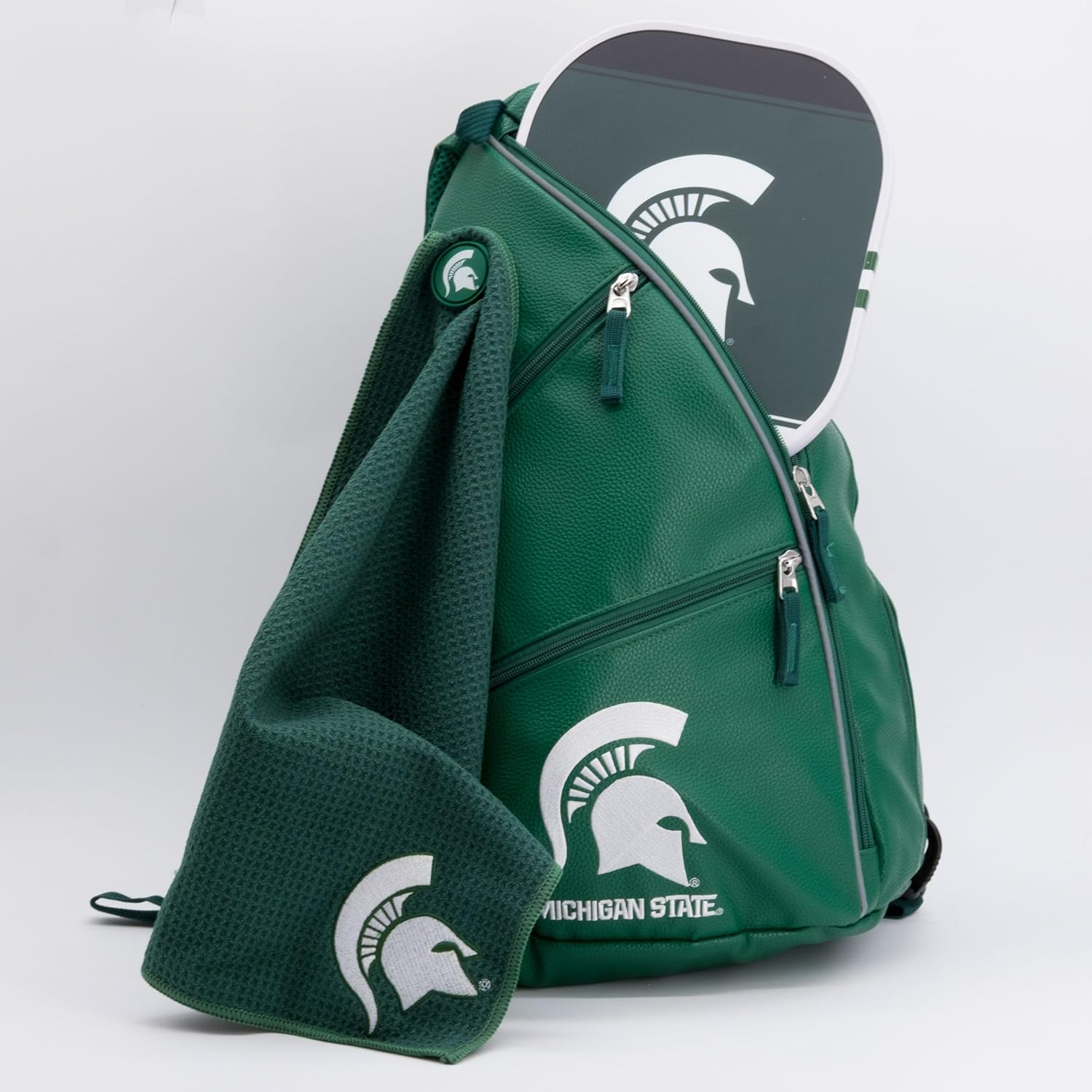 Team Golf PU Leather Backpack, Multi Team Colors, Large