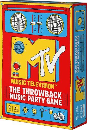 Miniatura 4 de Big Potato MTV Game, The Music Throwback Party Quiz Juego de mesa, para adultos y adolescentes a partir de 14 años