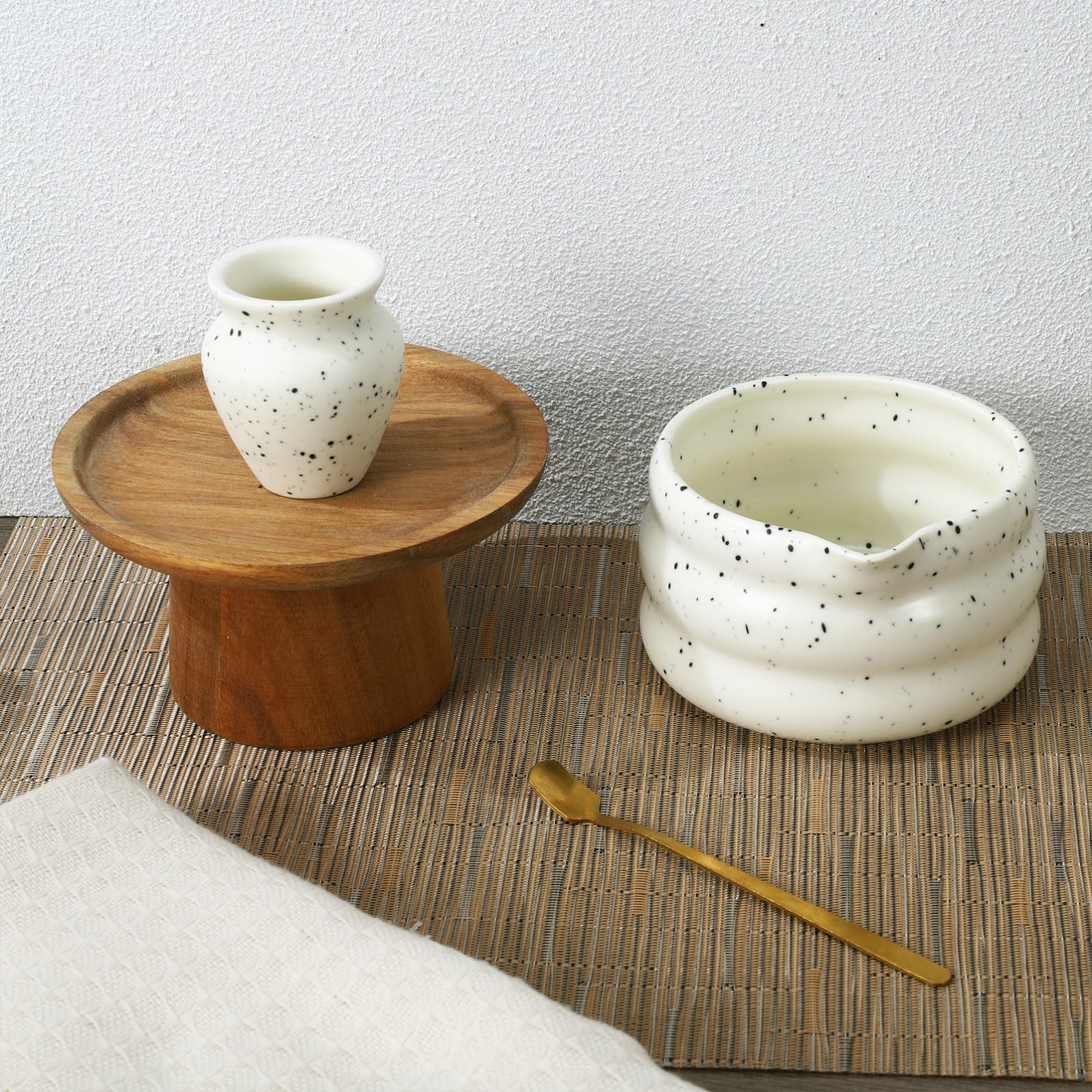 CLISPEED Traditionelles Japanisches Matcha Tee Set Aus Keramik Mit Schale Bambusbesen Und Schaufel Multifunktionales Tee ZubehöR FüR Authentische Teezubereitung Und Geschenk