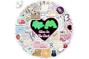 One Direction Sticker Pack: Glow-in-the-Dark Music Lyrics Decals for Devoted Fans