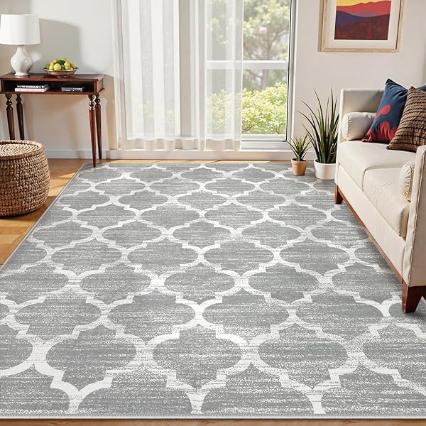 Modern Grey Rug Ideas for Living Room Looks 29 Soft Boho Grey Geometric Rug