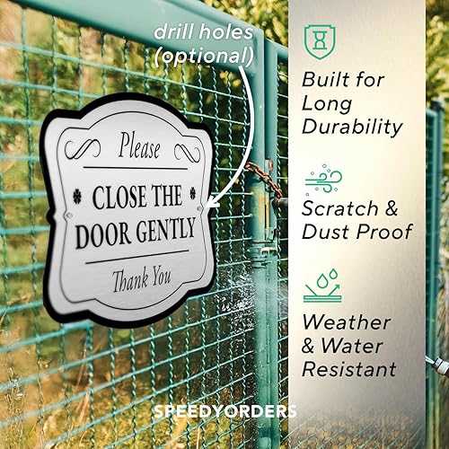 Miniatura 6 de SPEEDYORDERS Letreros metálicos personalizados, letreros de aluminio personalizados, 36 x 24 pulgadas, plata cepillada, palabras y citas, decoración