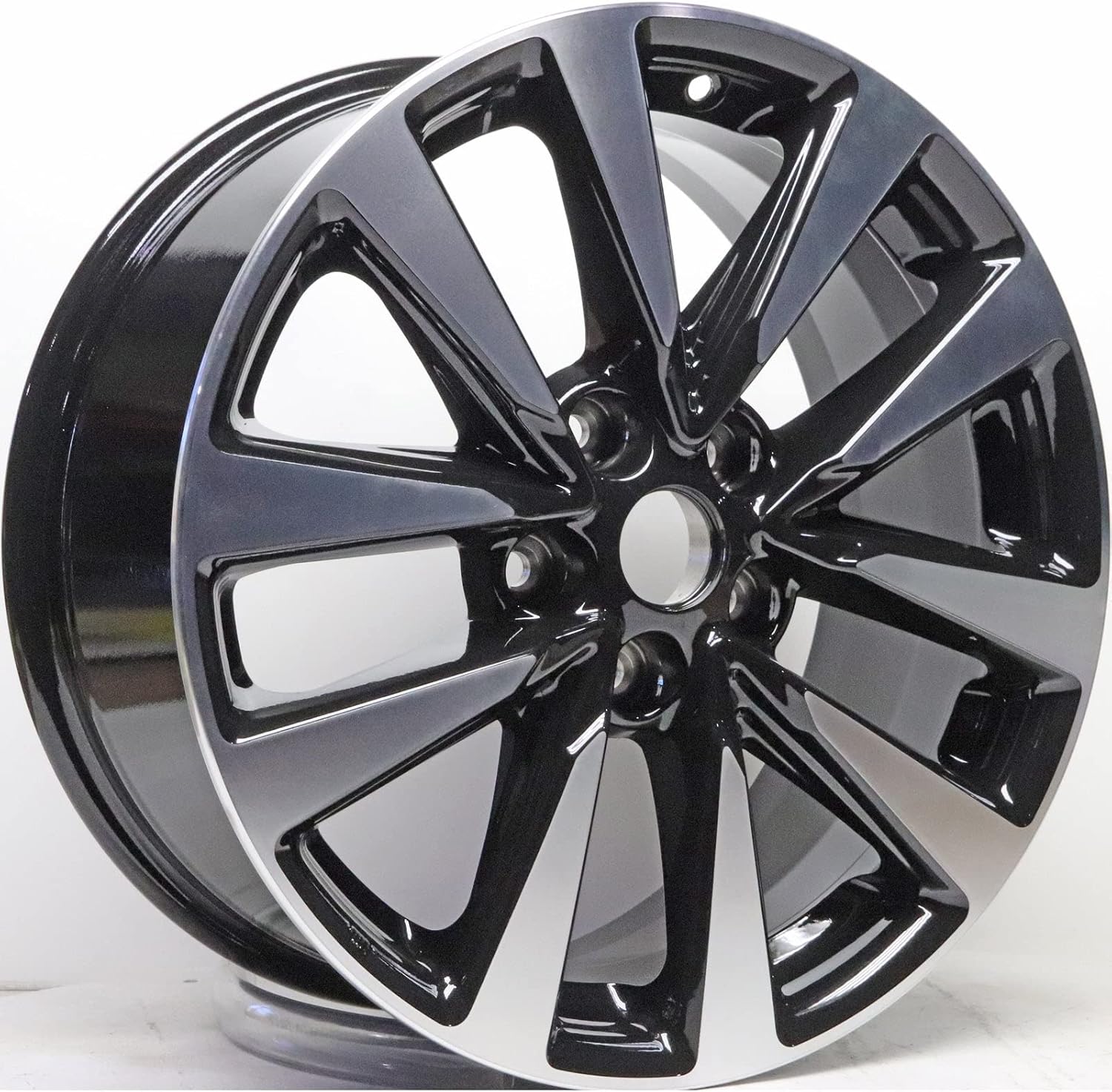 New 17" 17x7.5" Machined and Black Aluminum Alloy Wheel Rim Fits Nissan Altima 2016 2017 2018 | ALY62719U45N