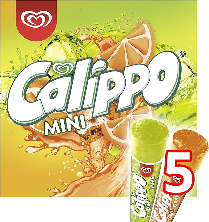 Heartbrand Calippo Ice Lollies Orange & LemonLime 5 x 80 ml (Frozen