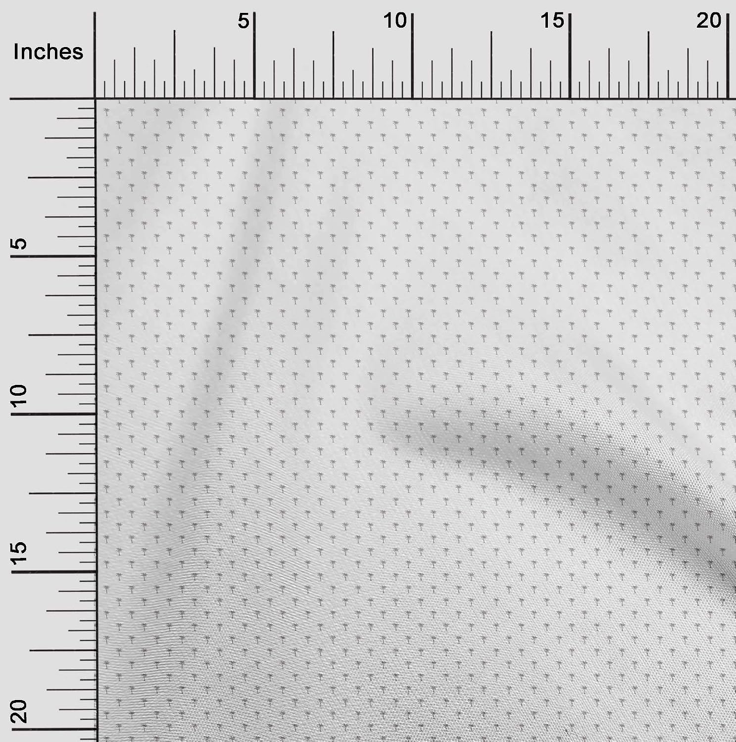 oneOone Georgette Viscose Wine Fabric Palm Tree Sewing Fabric by The Yard Printed DIY Clothing Sewing Supplies 42 Inch Wide