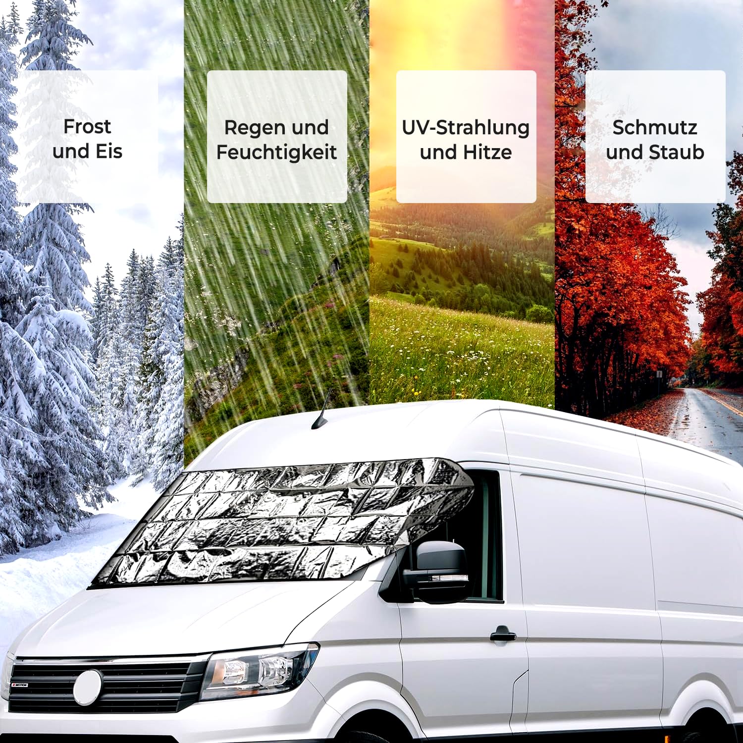 Protege Pare Brise Givre, 230x250cm Protection Pare Brise