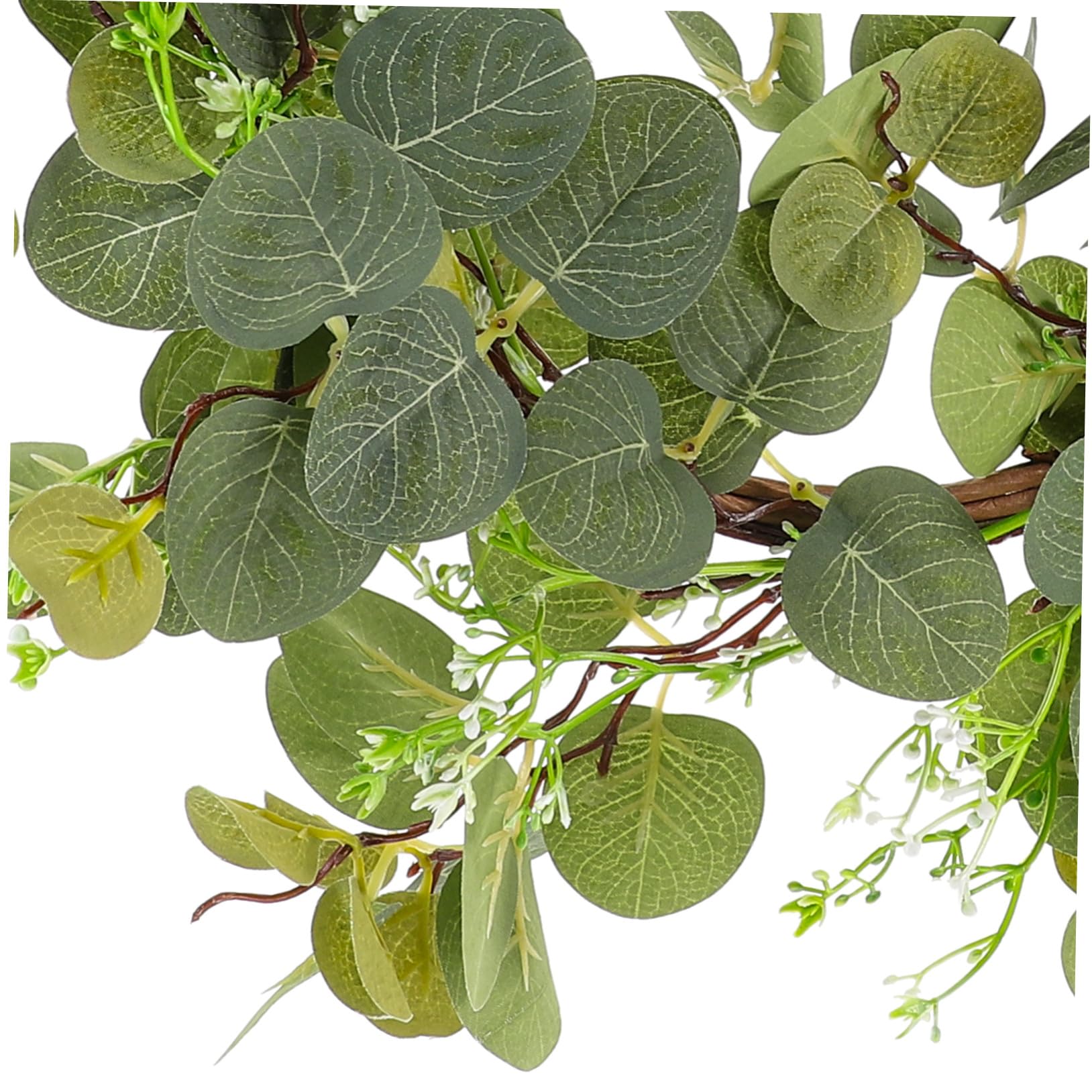 Eucalipto Adorno para Puerta Guirnalda Decorativa para Boda Decoración para Ventana De Sala De Estar Guirnalda De Plantas Artificiales para Primavera