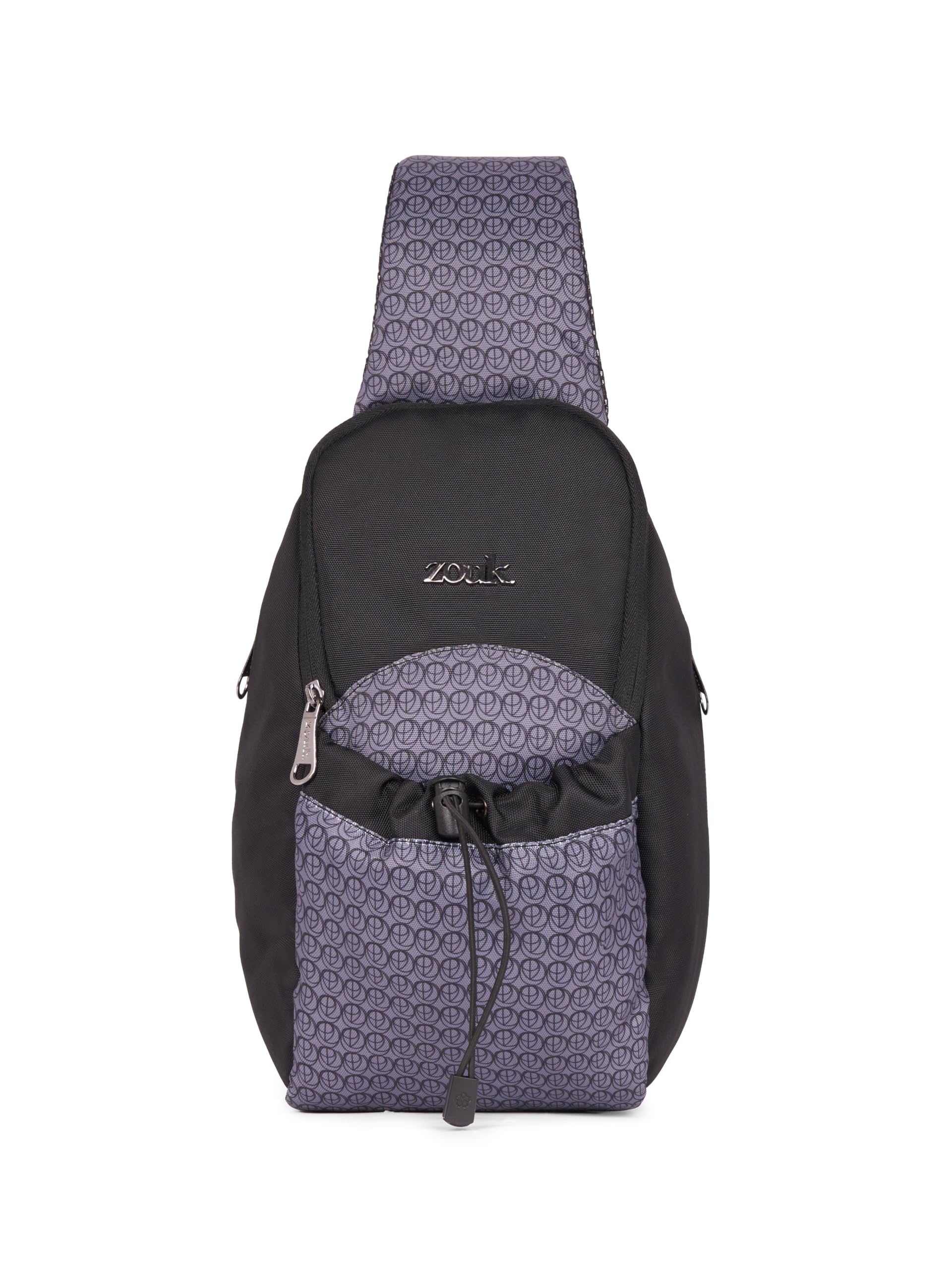 Yuva Crossbody Bag for Men, Lightweight Polyester Sling Bag with Drawstring Pocket, U-Shaped Opening, Anti-Theft Zipper Compartments, Water-Resistant Travel Shoulder Bag-image-28