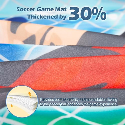 Miniatura 4 de Juego de pelotas de fútbol, juego de juguetes de interior para niños pequeños, juego de portería de fútbol con bolas de velcro para niños, juego de