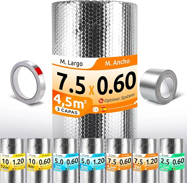 Rollo Aislante Térmico Premium Multiusos - Ahorra Energía Todo el Año
