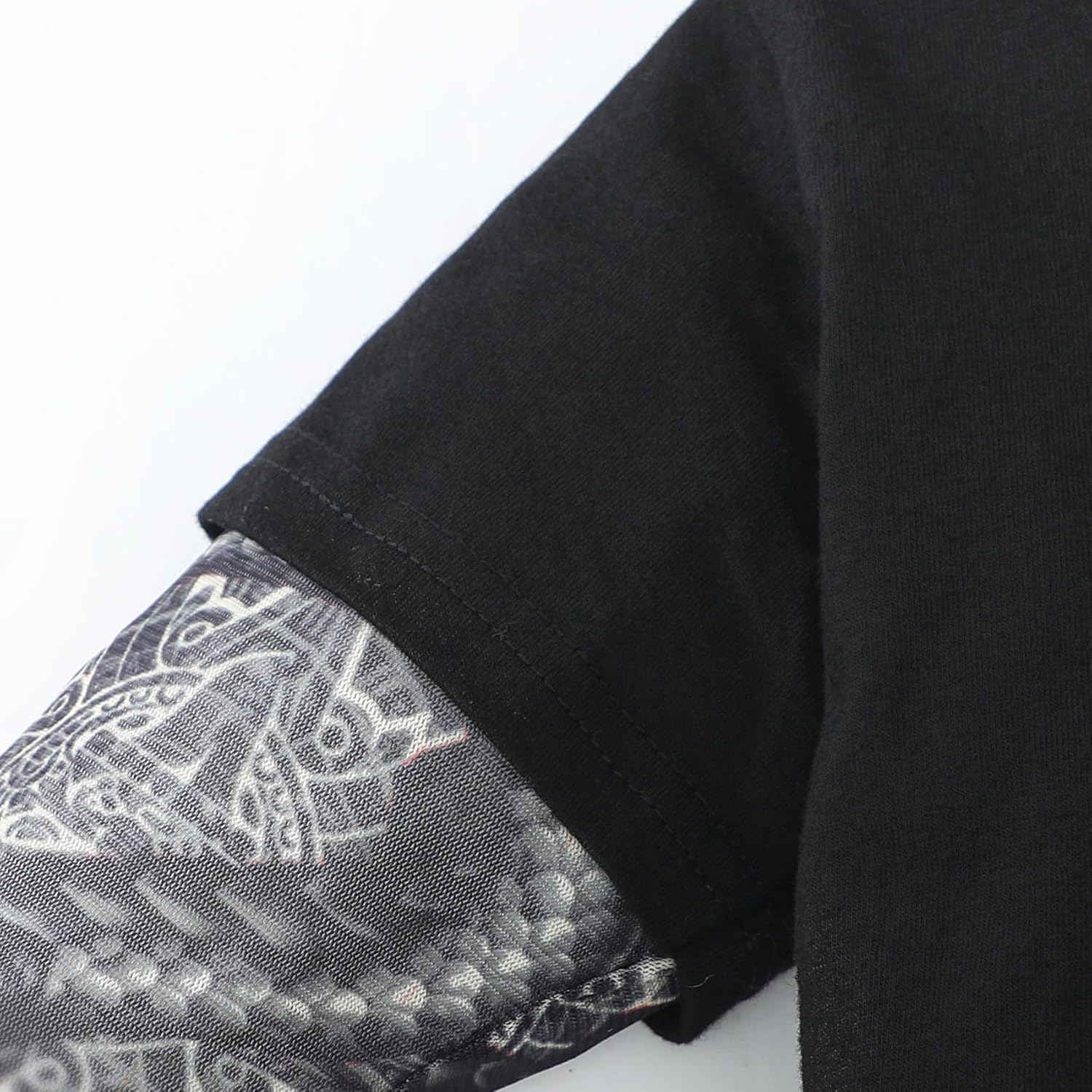 Magic Park 1-14Y Toddler Tattoo Sleeve T Shirts Kids Tattoo Tee Tops Girls Boys Long Sleeve Blouse Holiday Clothes - Image 2